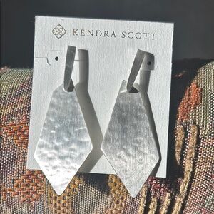 Kendra Scott Silver Geometric Earrings